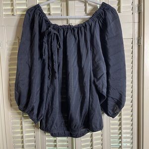 Navy Blouse